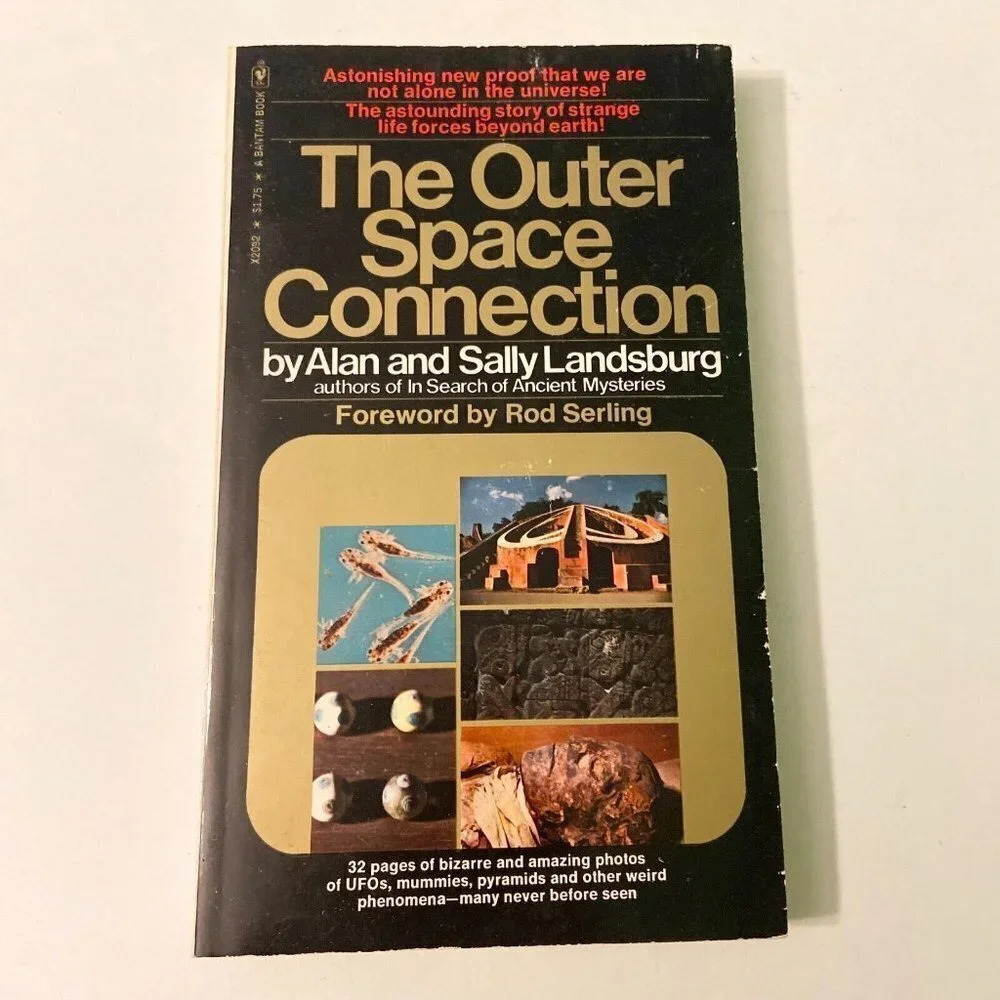 Vintage 1975 The Outer Space Connection by Alan and Sally Landsburg Paperback